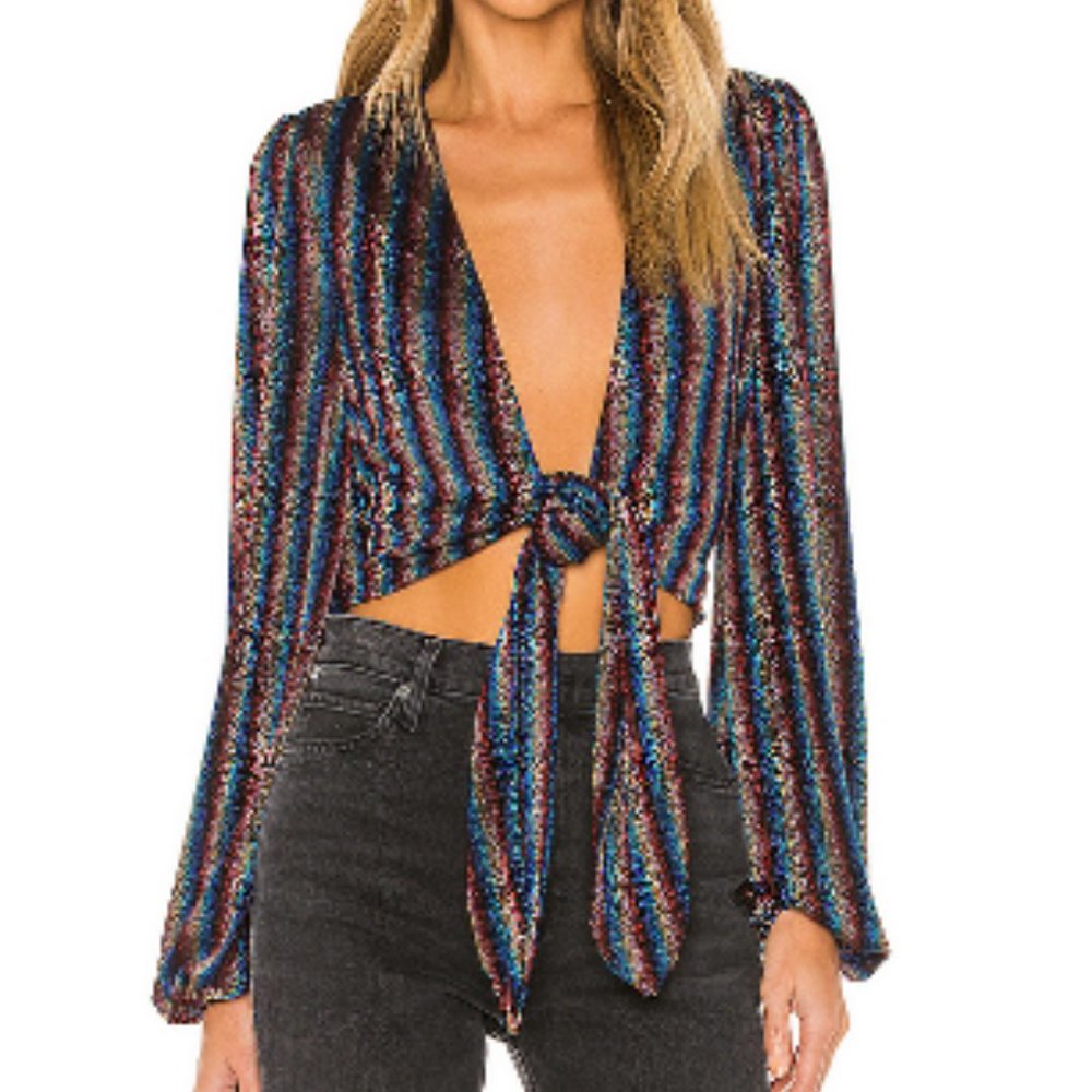 House of Harlow 1960 x Revolve Tie Up Top